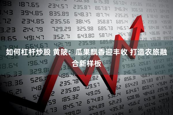 如何杠杆炒股 黄陂：瓜果飘香迎丰收 打造农旅融合新样板